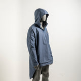 BLACK ORGANIC COTTON - The reversible water resistant Anoraq