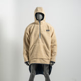 CREAM SHERPA FLEECE - The reversible waterproof Anoraq