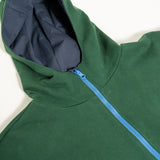GREEN ORGANIC COTTON - The reversible water resistant Anoraq