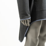 BLACK ORGANIC COTTON - The reversible water resistant Anoraq